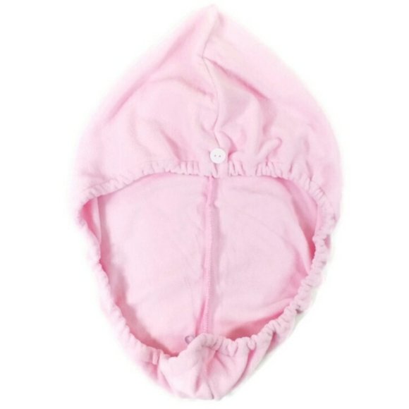 Goodness & Grace Spa Pink Absorbent Hair Drying Towel One Size Fits Most OSFM - Picture 5 of 6